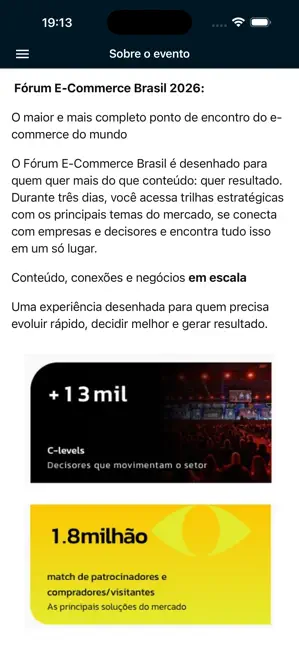 Fórum E-Commerce Brasil iPhone screenshot 3