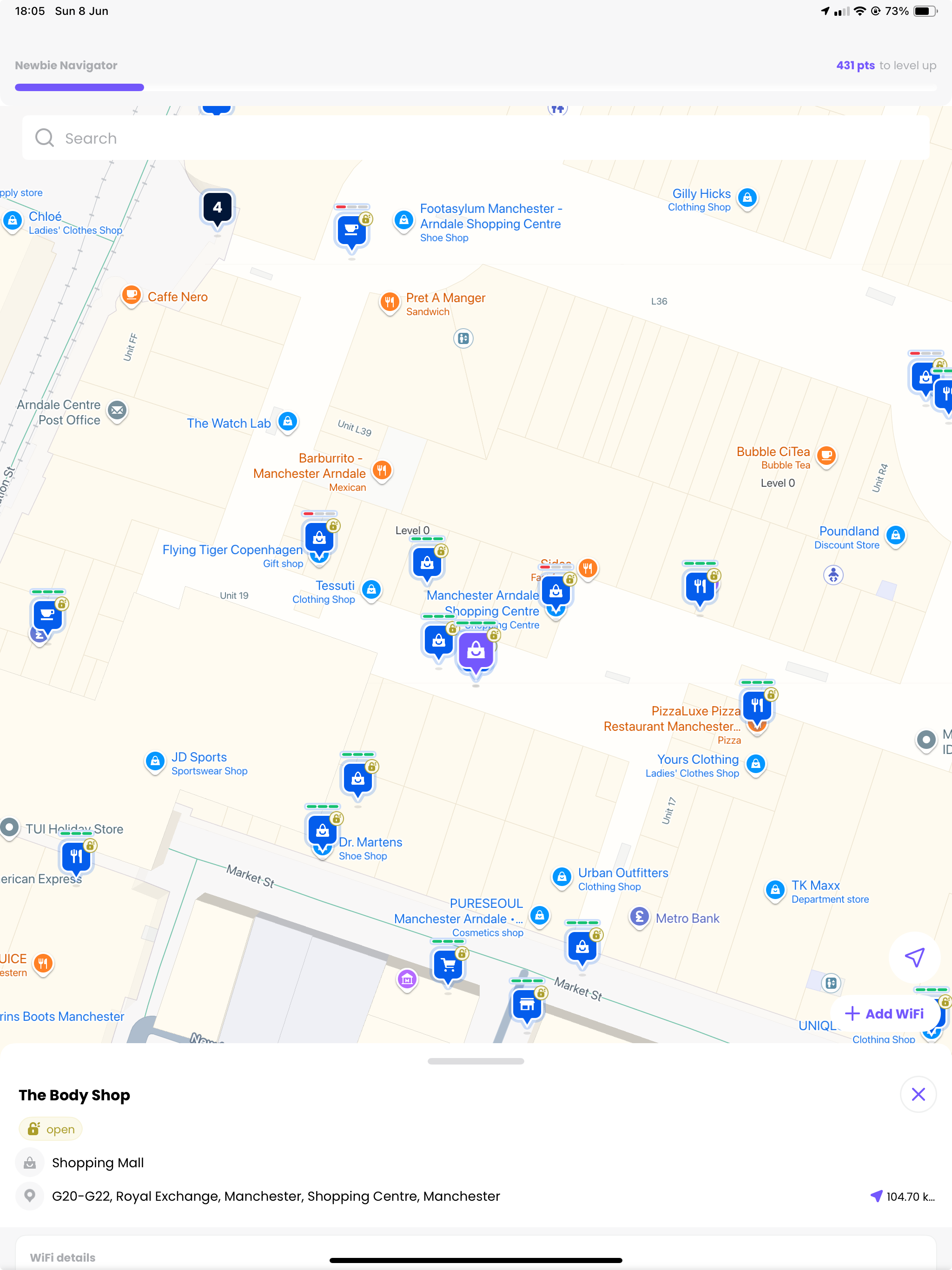 Purple - WiFi Map