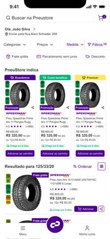 PNEUSTORE: Compre Pneus Online iPhone screenshot 7