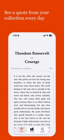 "Quotenotes app screenshot