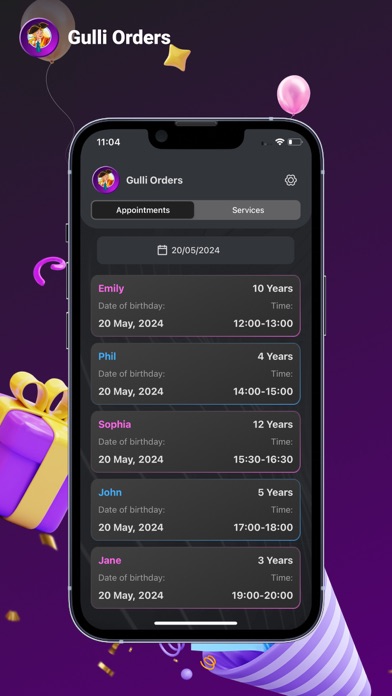Gulli Orders Screenshot