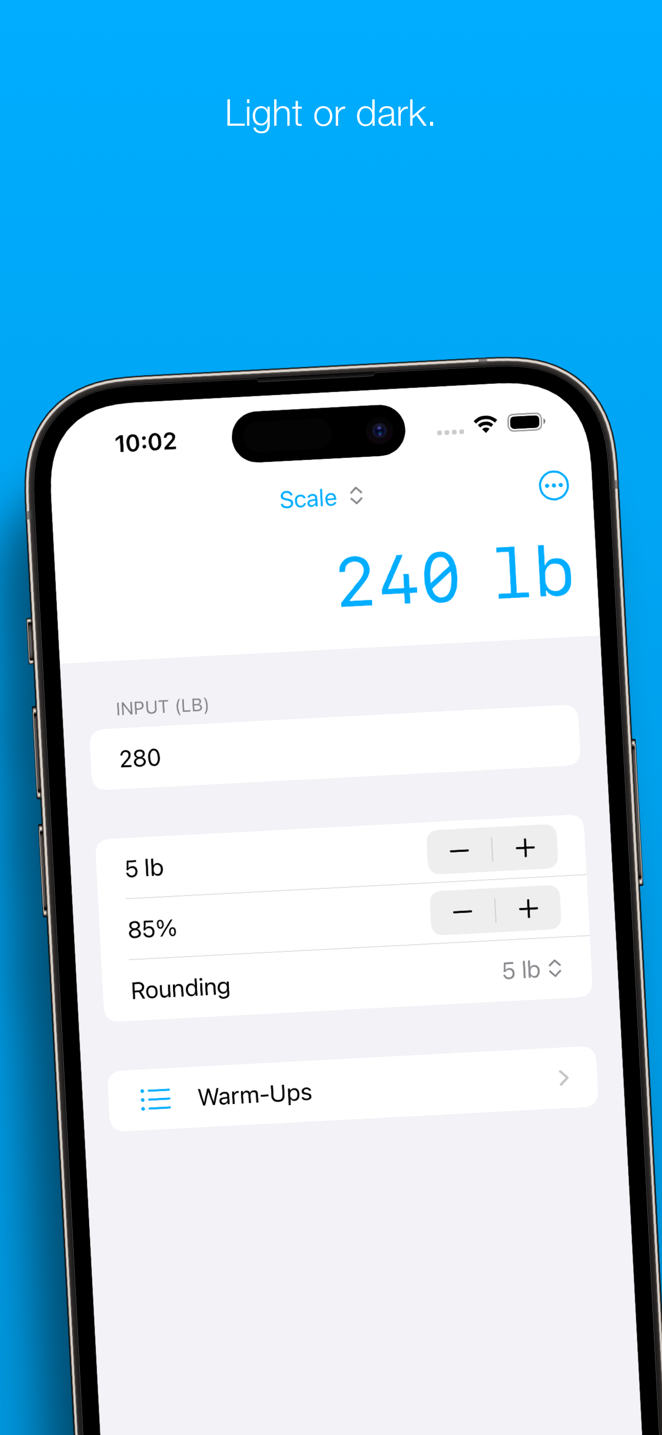Lift Assist – Training Log