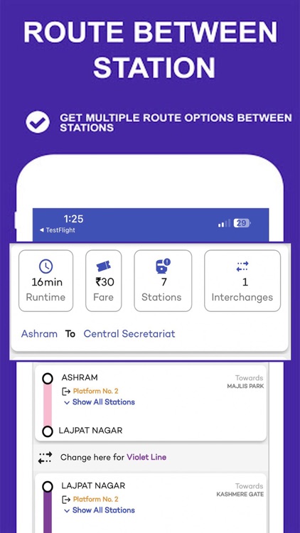 Delhi Metro Route Map and Fare