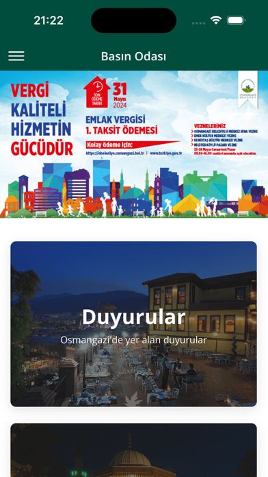 Osmangazi Belediyesi Screenshot