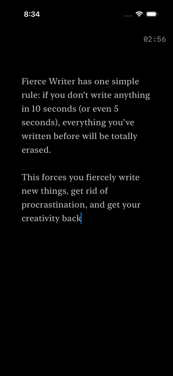 Screenshot #2 pour Fierce Writer