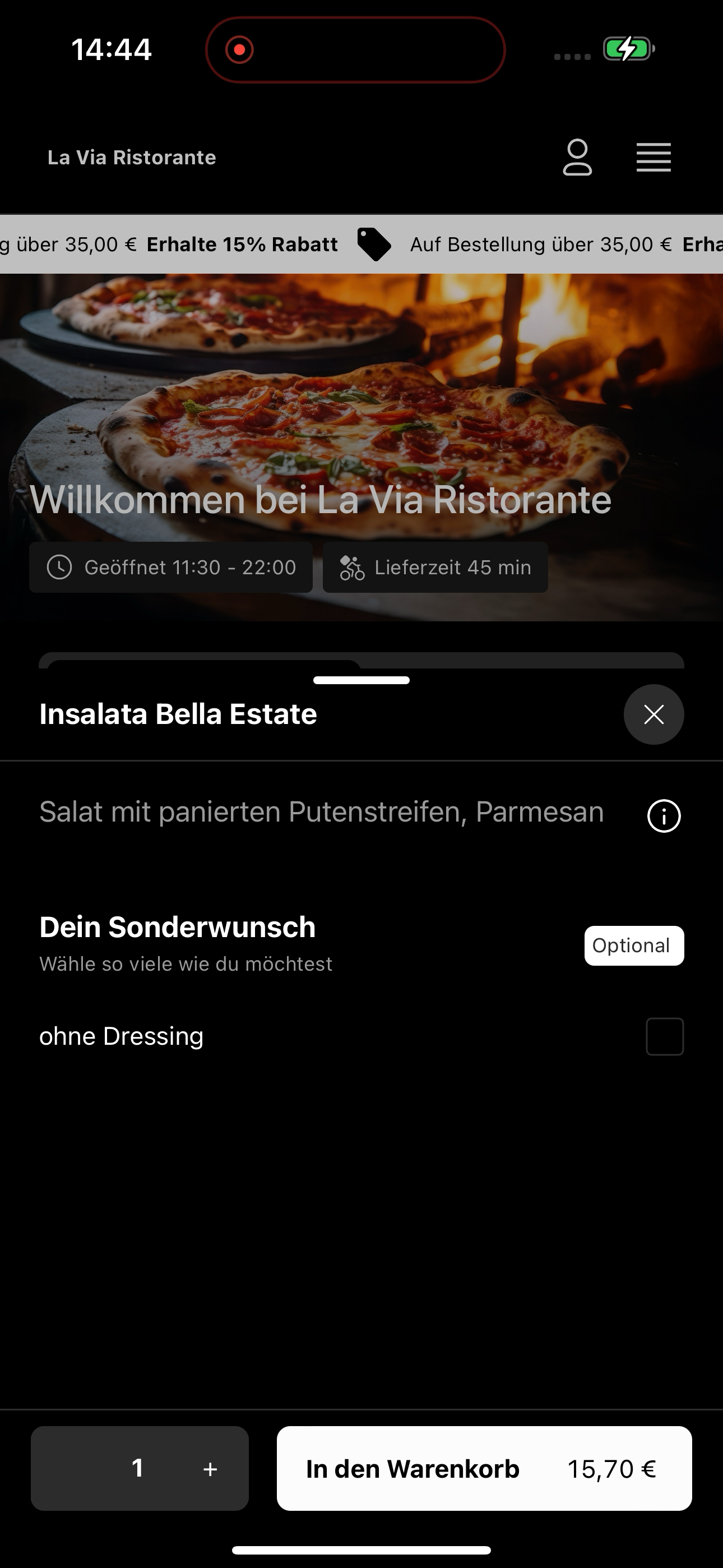 La Via Ristorante screenshot 7