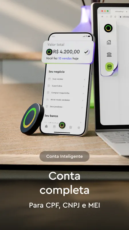 InfinitePay Tap, Conta, Cartão screenshot 3 of 9