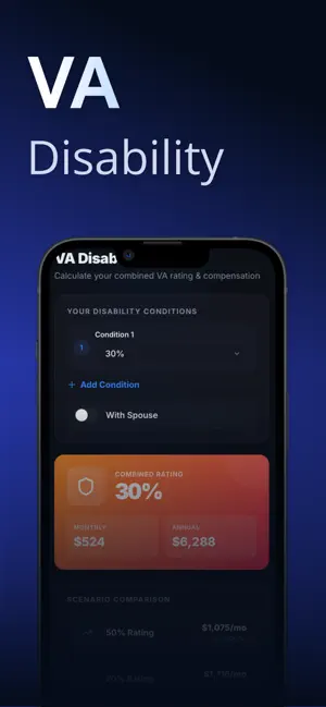 Military Retirement & VA Pay screenshot 2