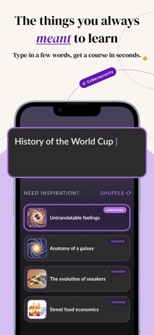 Erudity - Daily Micro Courses iPhone screenshot