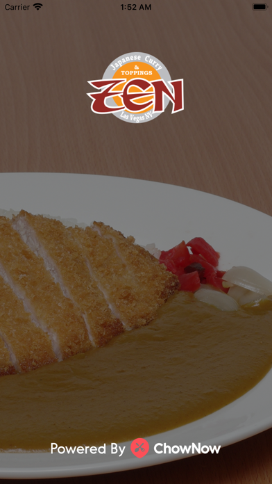 Zen Curry Express iPhone screenshot 1 - Food & Drink app