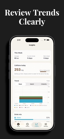 Vessel: Water Tracker iPhone screenshot