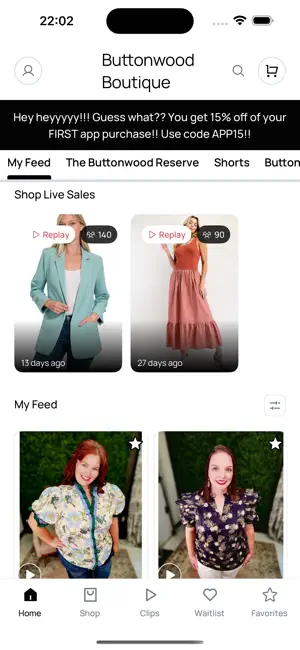 Buttonwood Boutique screenshot 2