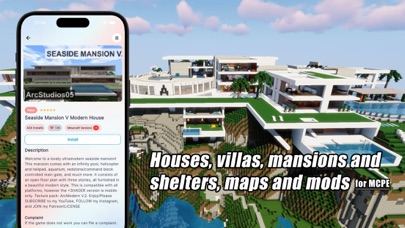 House Shelters for Minecraft Screenshot