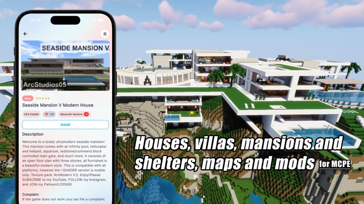 House Shelters for Minecraft