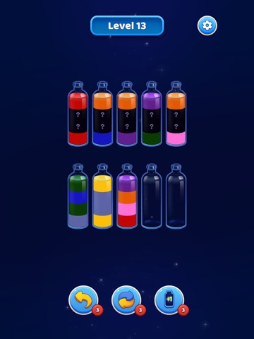 3D Colorful Sort™ Magic Water iPad screenshot