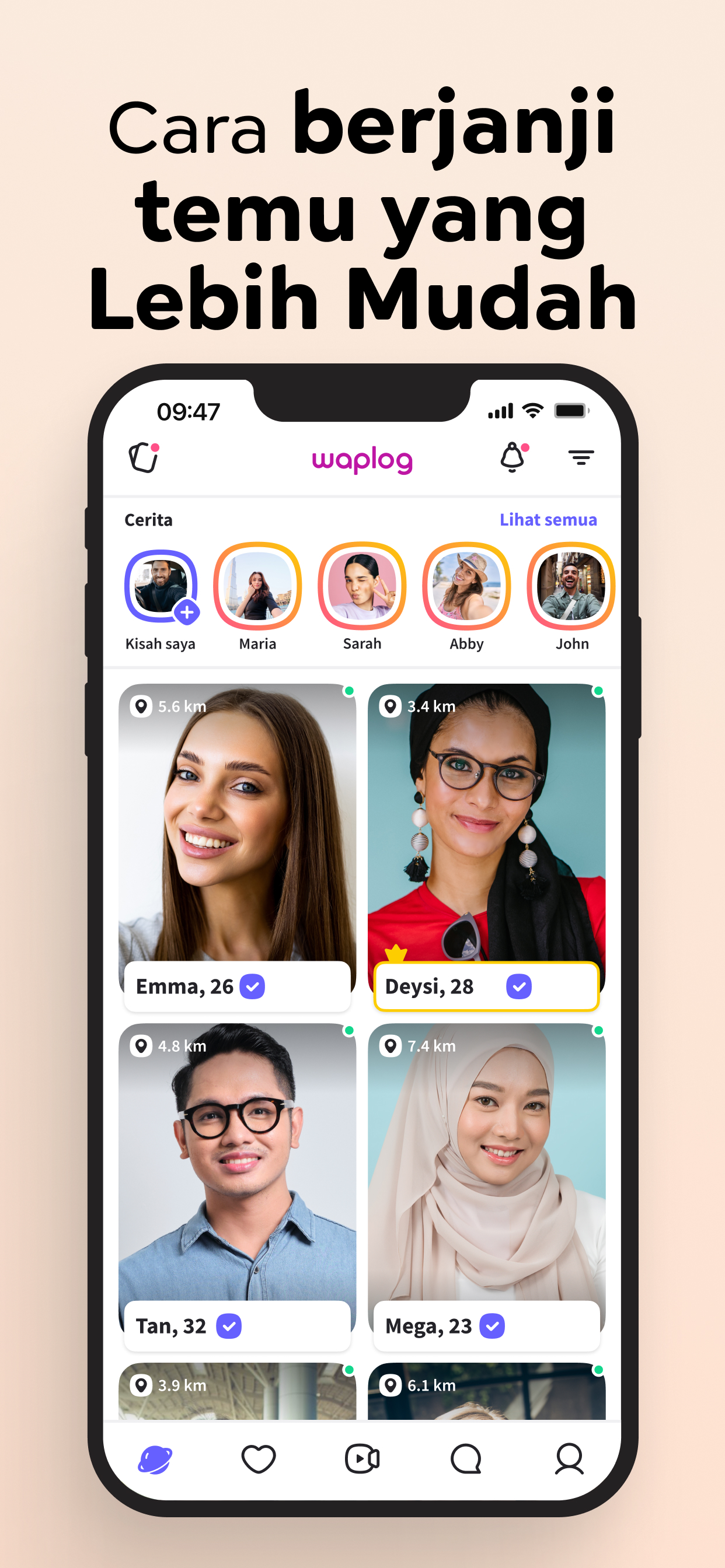 Waplog: Dating app. Chat. Meet
