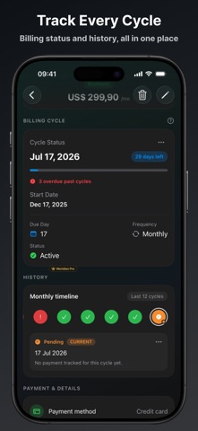 Meridian: Money Tracker iPhone screenshot
