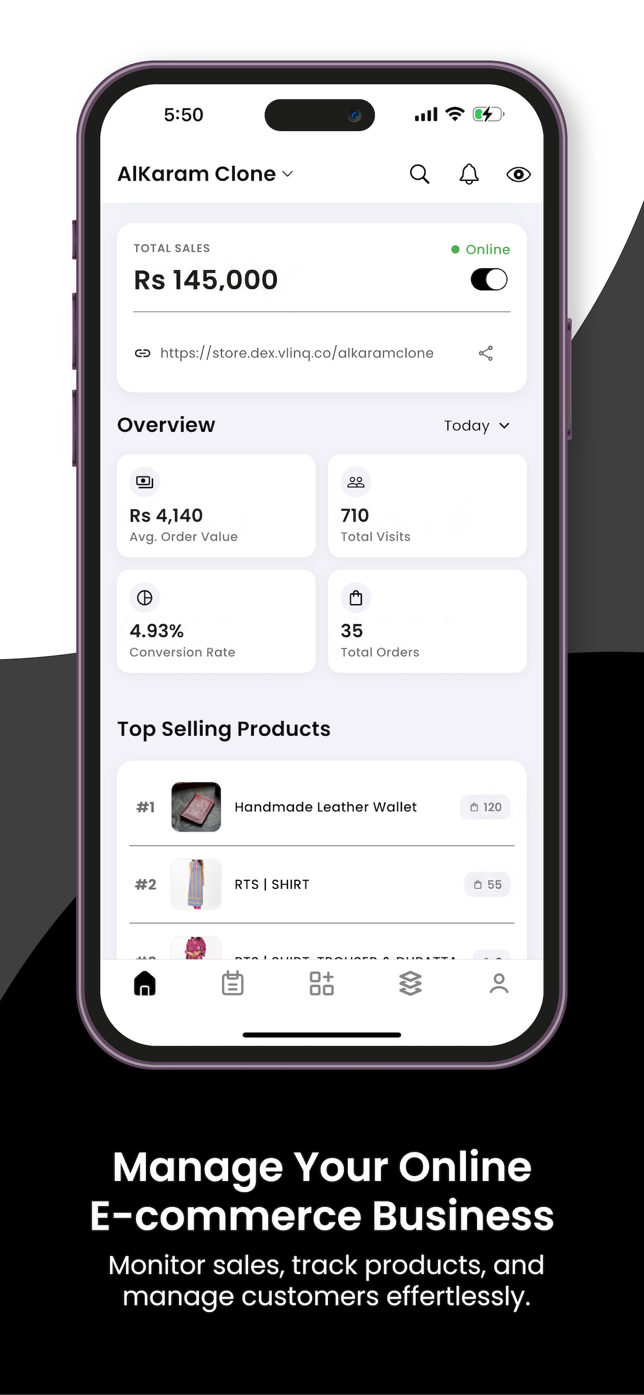 vlinq Store: Sell Online
