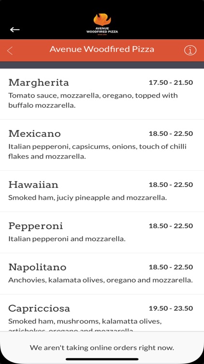 Avenue Woodfired Pizza