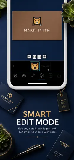 Скриншот AI Business Card Maker Creator на iPhone 3