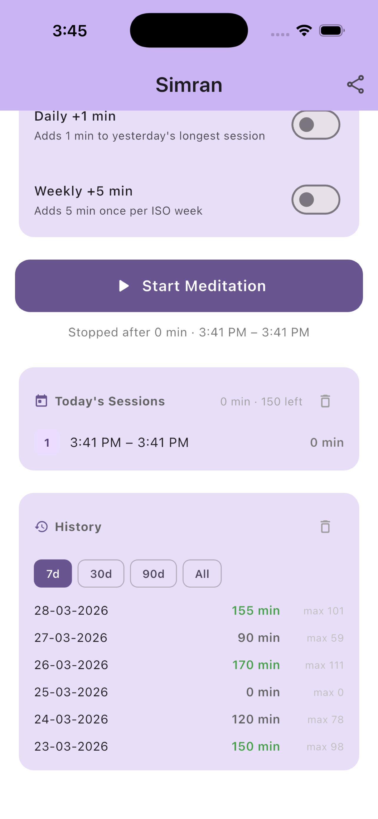 Meditation Alarm