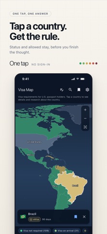 Visa-Free Countries & Entry Screenshot 2 of 5