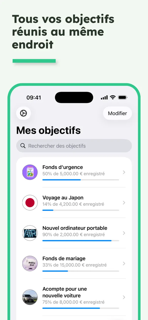 Screenshot #1 pour Objectif d’Épargne