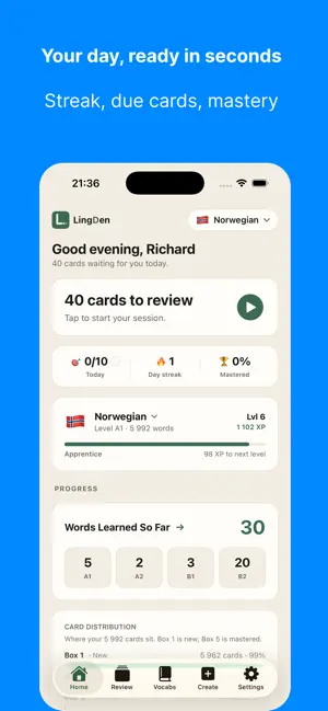 Lingden: Language Learning screenshot 2