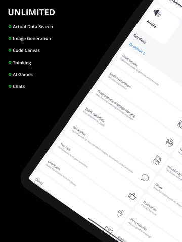 DarknessAI iPad screenshot