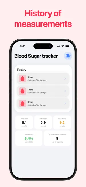 Blood Sugar Tracker ++ screenshot 3