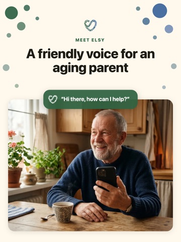 Elsy: AI Companion for Seniors iPad screenshot