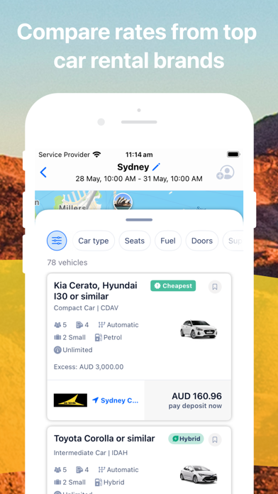 VroomVroomVroom - Car Hire Screenshot
