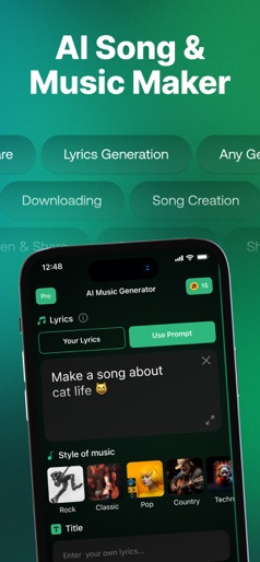 AI Song: AI Music Generator screenshot