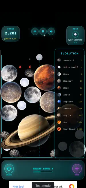 AstroPop : Planet Merge screenshot 2