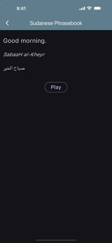 Sudanese Phrasebook screenshot 10 of 10