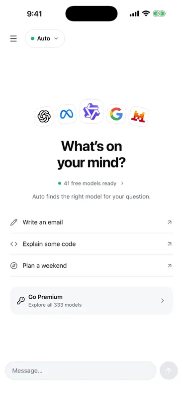 LLMAPI: AI Chat & API screenshot 1 of 3