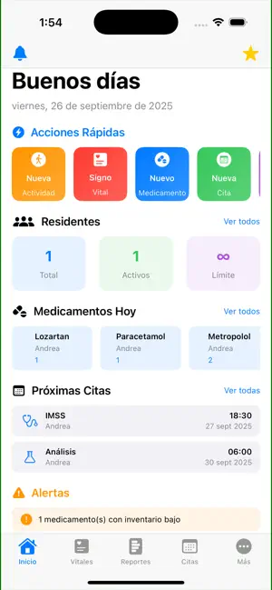 Control Geriátrico screenshot 1
