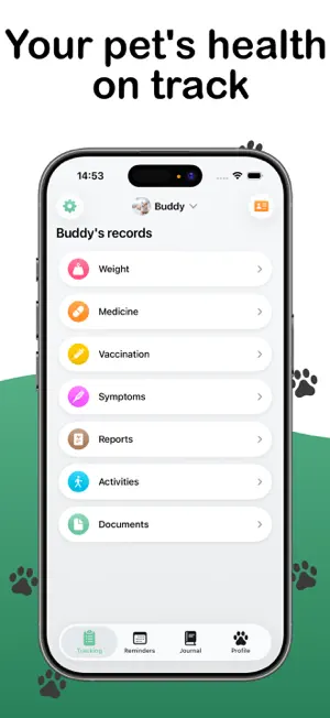 Pet Care Health Tracker screenshot 2