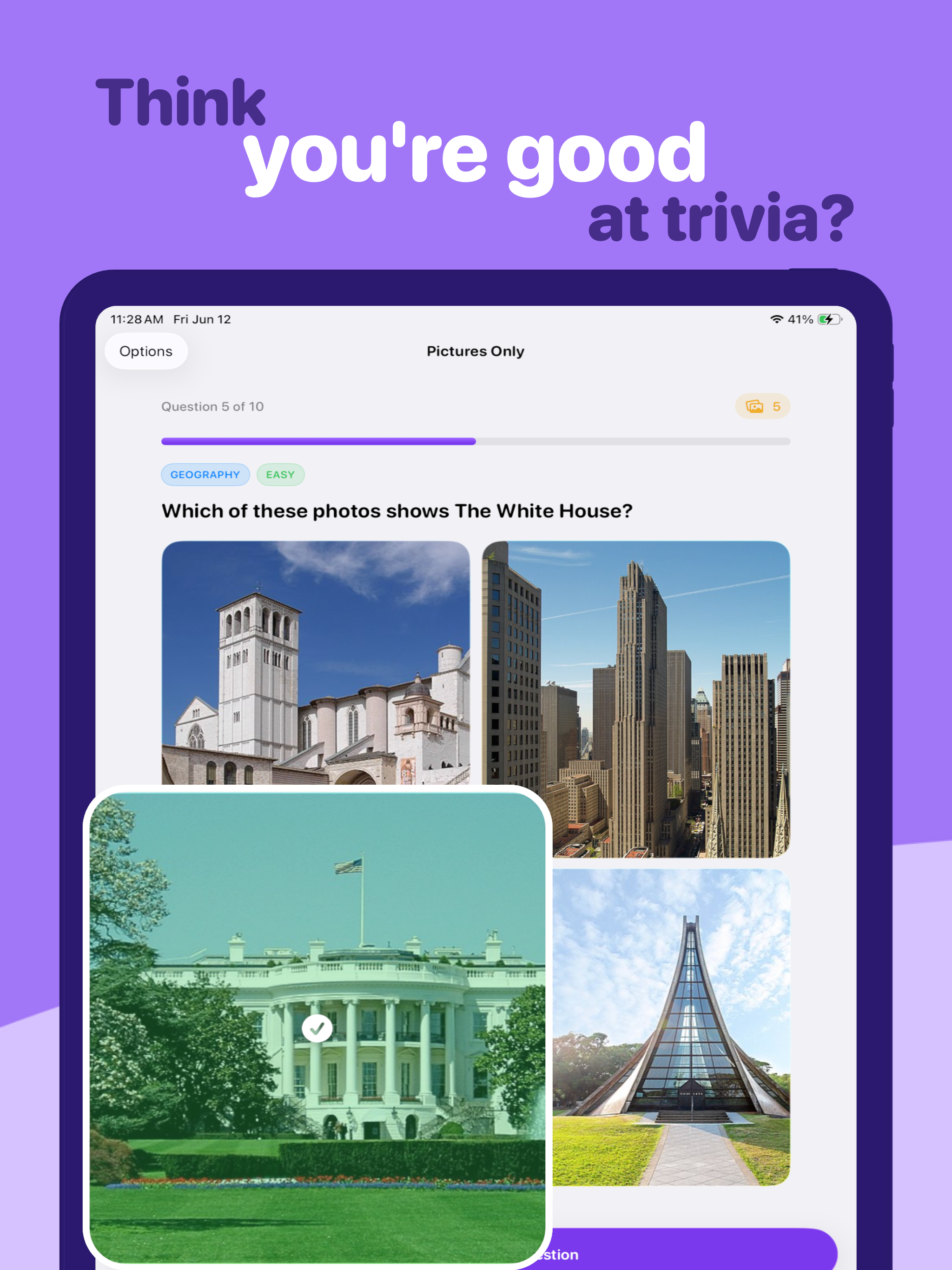 Trivi - Peak Trivia Smart Quiz screenshot 9