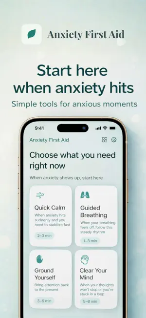 Anxiety First Aid screenshot 1