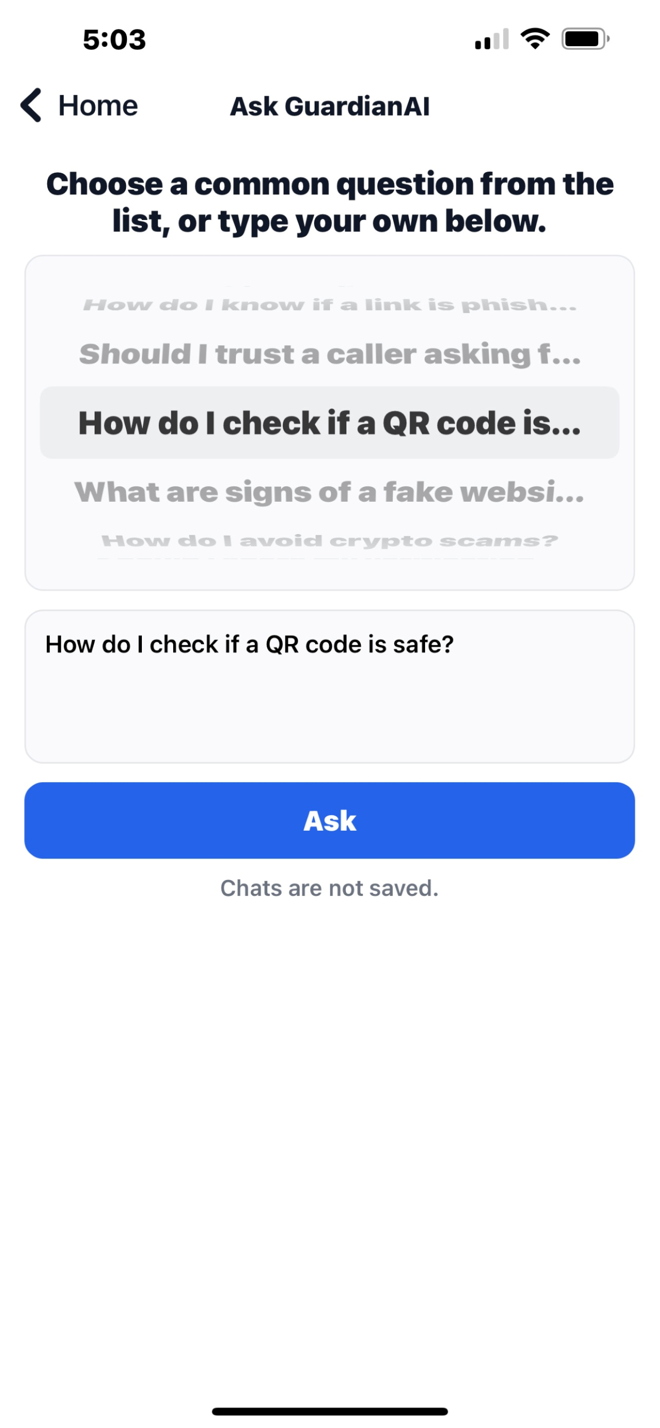 GuardianAI: Scam Defense screenshot 3