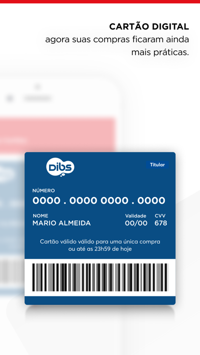 Cartão Dibs screenshot