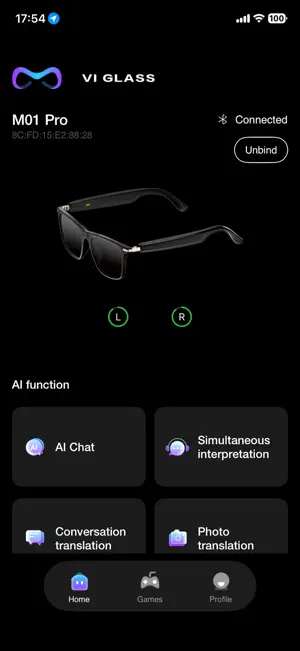 Vi Glass screenshot 1