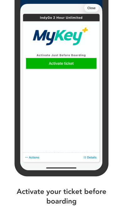 MyKey+ iPhone screenshot