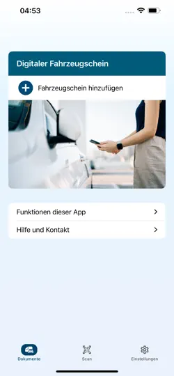 Screenshot von I-Kfz auf dem iPhone 1