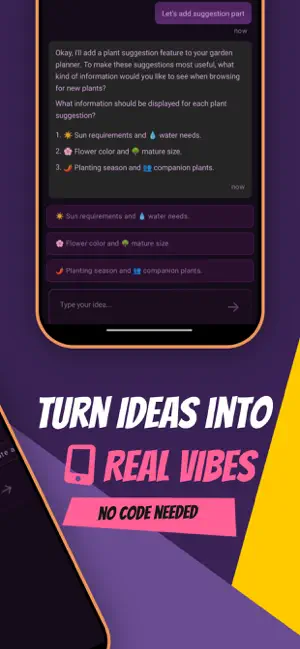 YBee: AI Vibe Builder screenshot 2