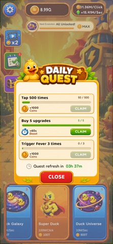 Super Duck Clicker Screenshot 9 of 10