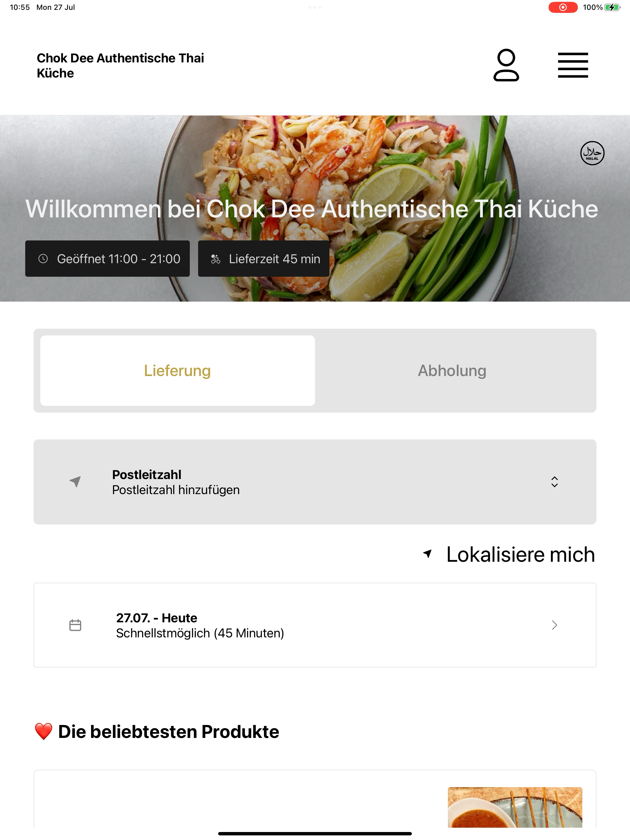 Chok Dee Thai Küche screenshot 10
