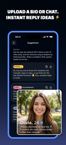 AI Dating Wingman: Banter iPhone screenshot