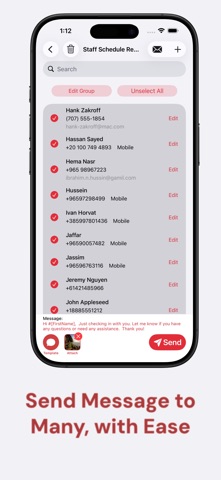 GroupSpeak: Mass Text Message Screenshot 6 of 6